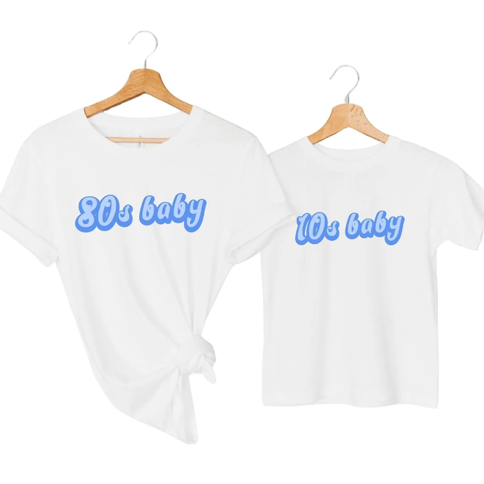 80s Baby & 10s Baby Matching Decade T-Shirts maternity dresses promo