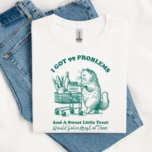 99 Problems Solved By Snacks T-Shirt pregnancy jeans best price