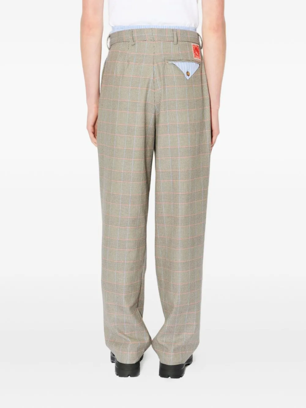 Aberdeen Checked Pleated Trousers