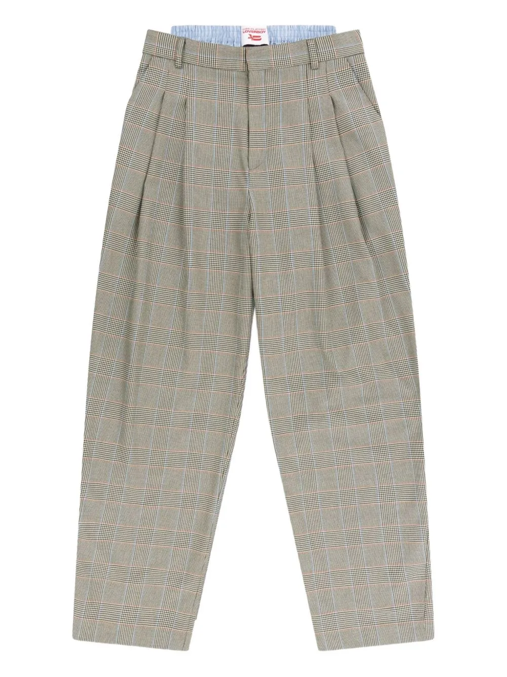 Aberdeen Checked Pleated Trousers cheap bottoms online shop