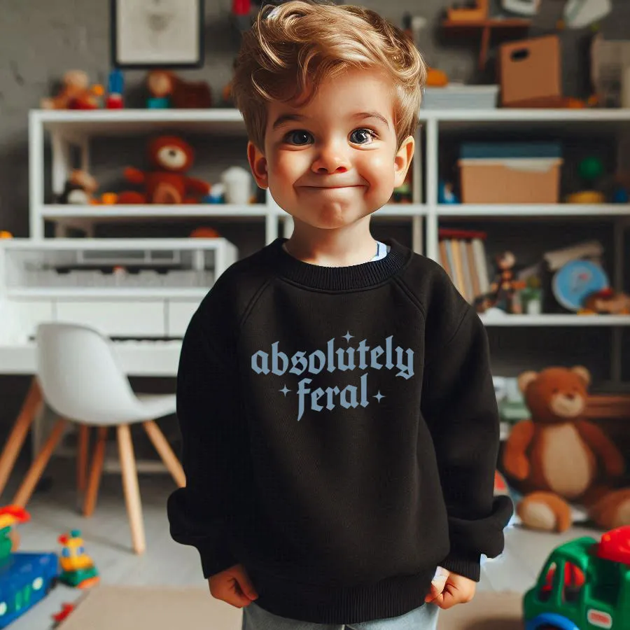Absolutely Feral Kids Sweatshirt boys fashion clearance