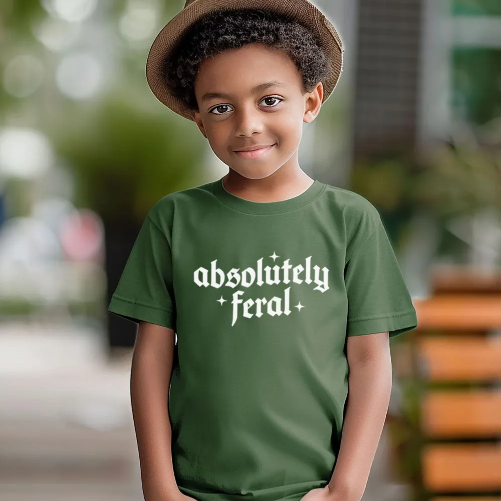 Absolutely Feral Kids T-Shirt boys apparel promo code