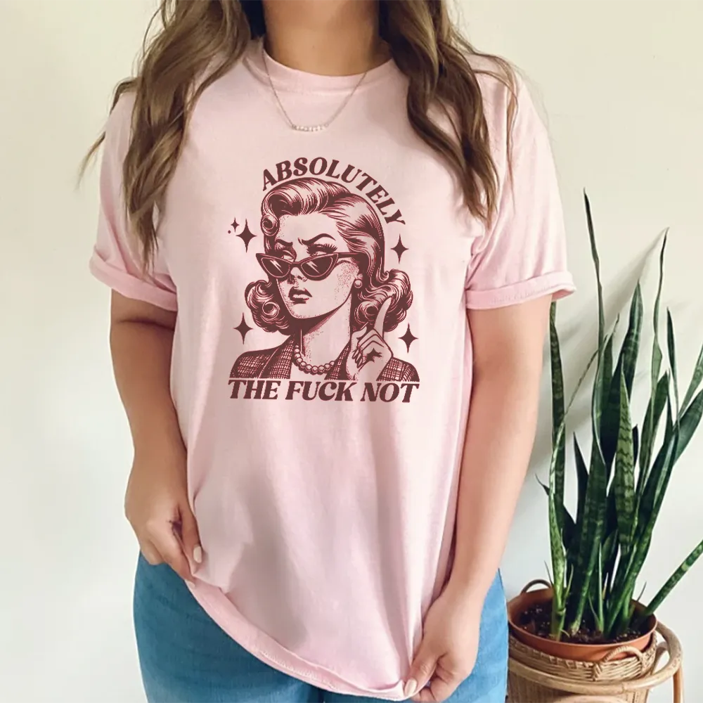 Absolutely Not Retro Graphic T-Shirt pregnancy jeans best price