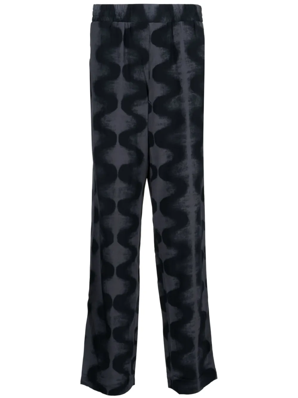 Abstract-Print Straight-Leg Trousers cheap bottoms online shop
