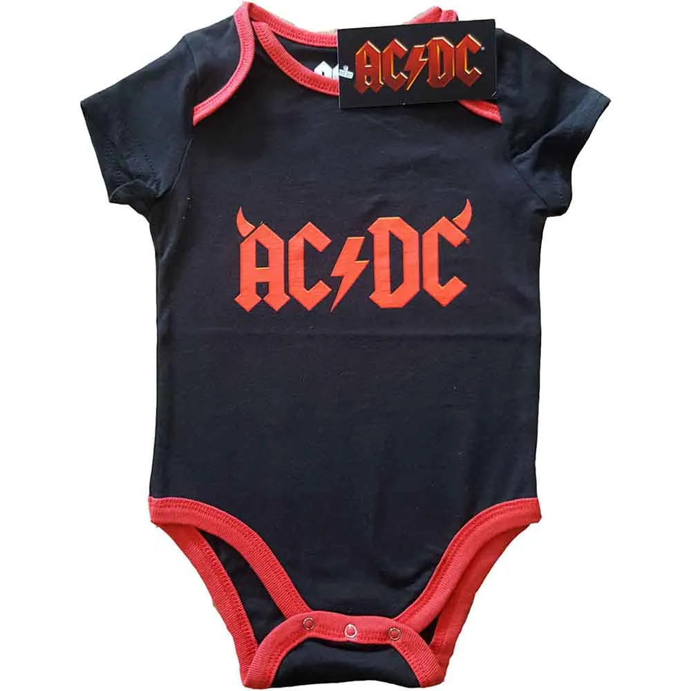 AC/DC Kids Baby Grow: Horns cheap baby clothes online