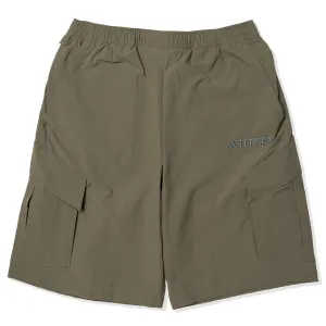 Adidas Terrex Cargo Shorts Olive Strata mens shorts outlet store