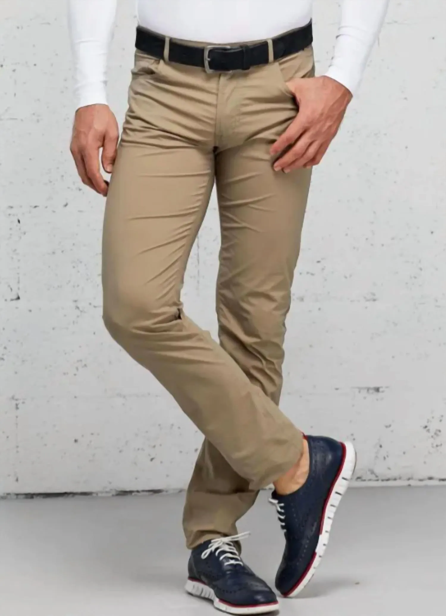 Alessio 5-Pocket Pant In Khaki