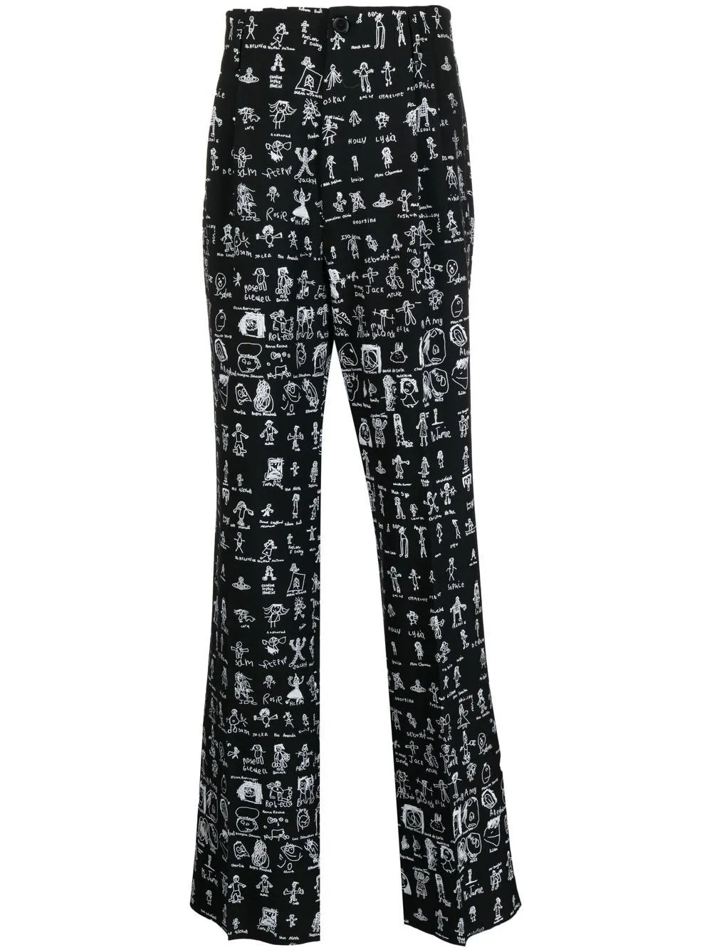 All Over Graphic Print Trousers cheap bottoms online shop