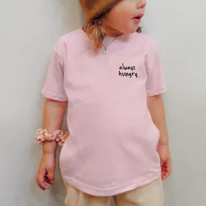Always Hungry Kids Pocket Logo T-Shirt girls pajamas promo