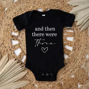 & Then There Were Three Baby Vest cheap baby clothes online