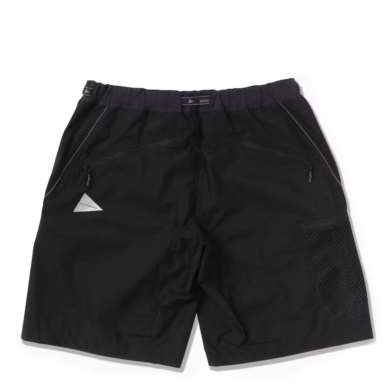 And Wander Breath Rip Short Black mens shorts outlet store
