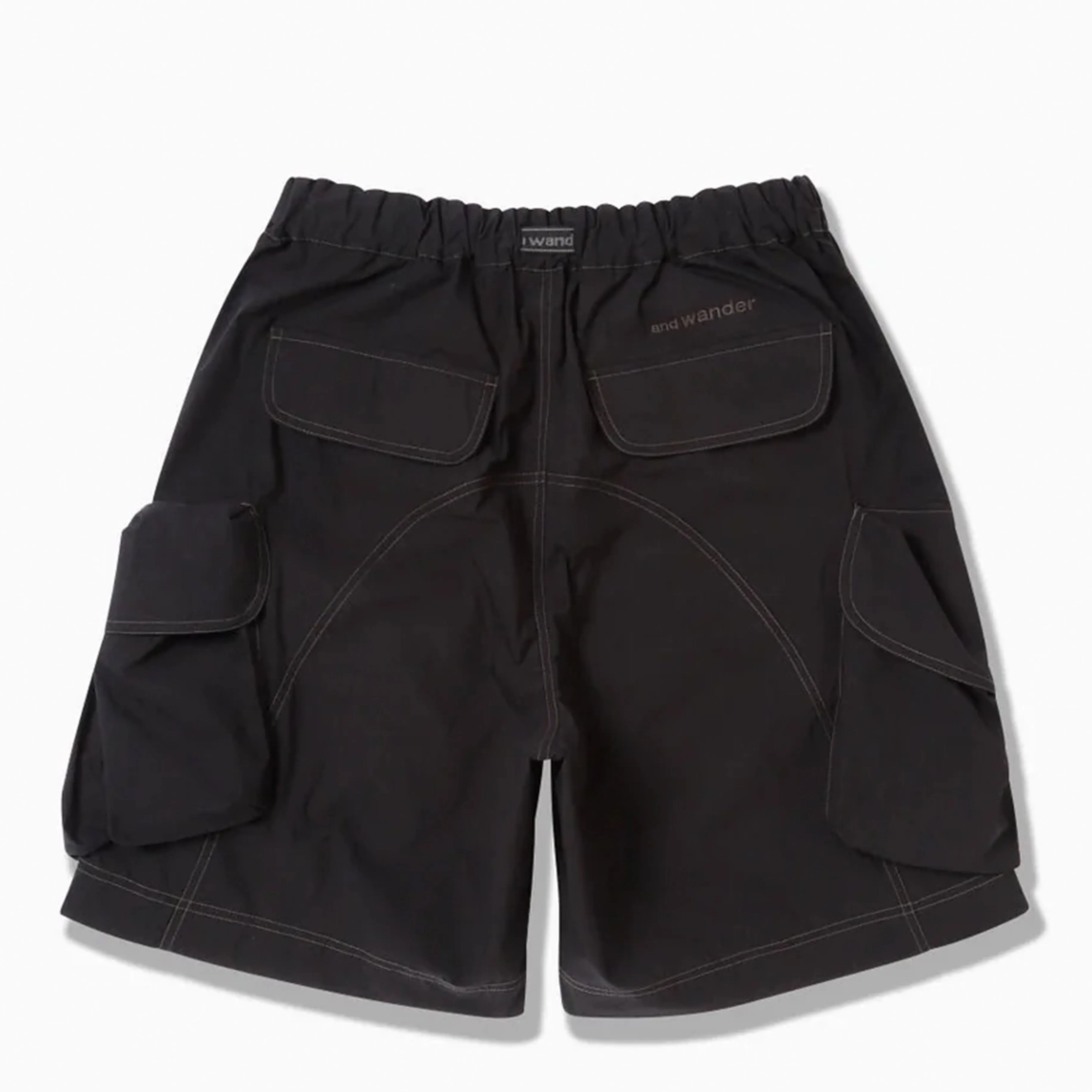 And Wander Multi Pocket Short Pants Black