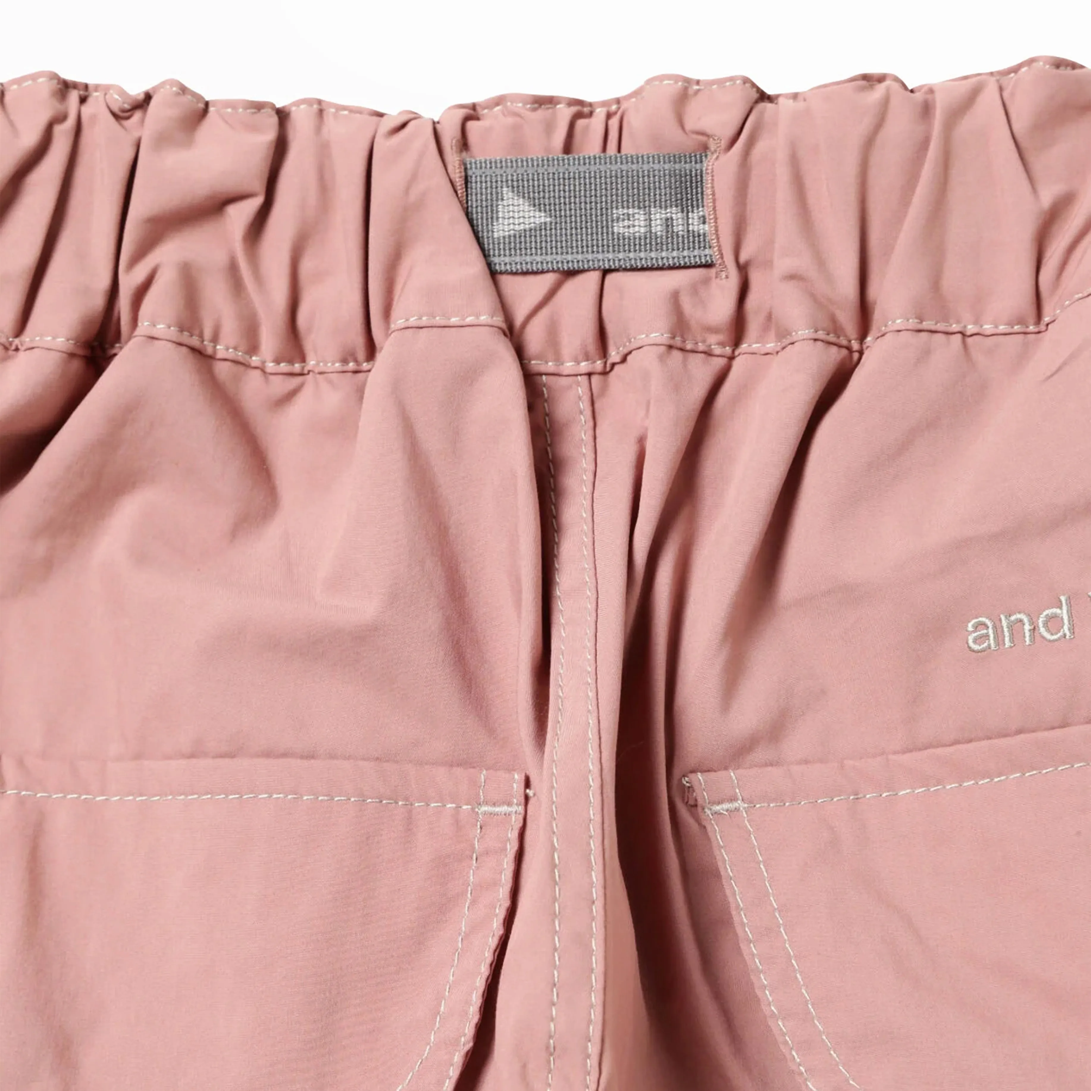 And Wander Multi Pocket Short Pants Pink