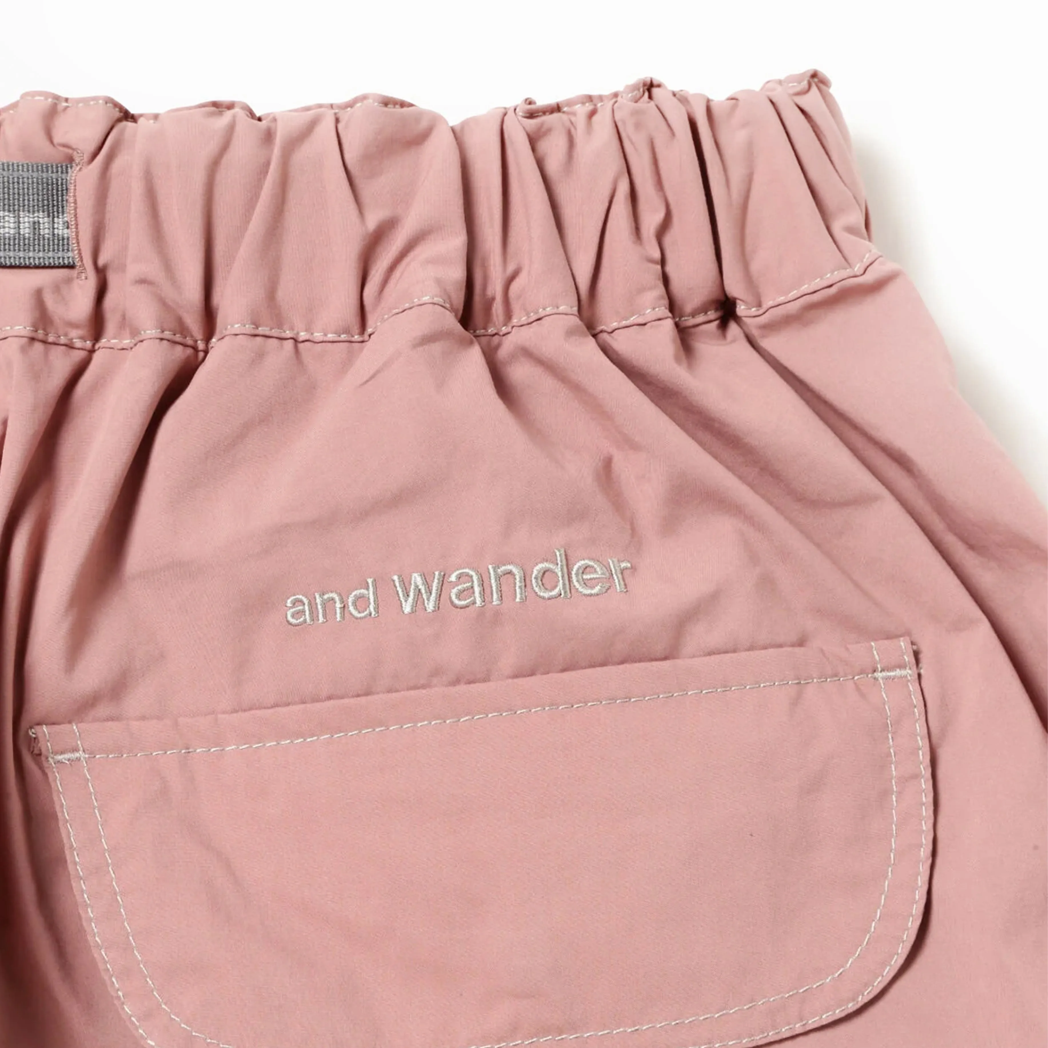 And Wander Multi Pocket Short Pants Pink