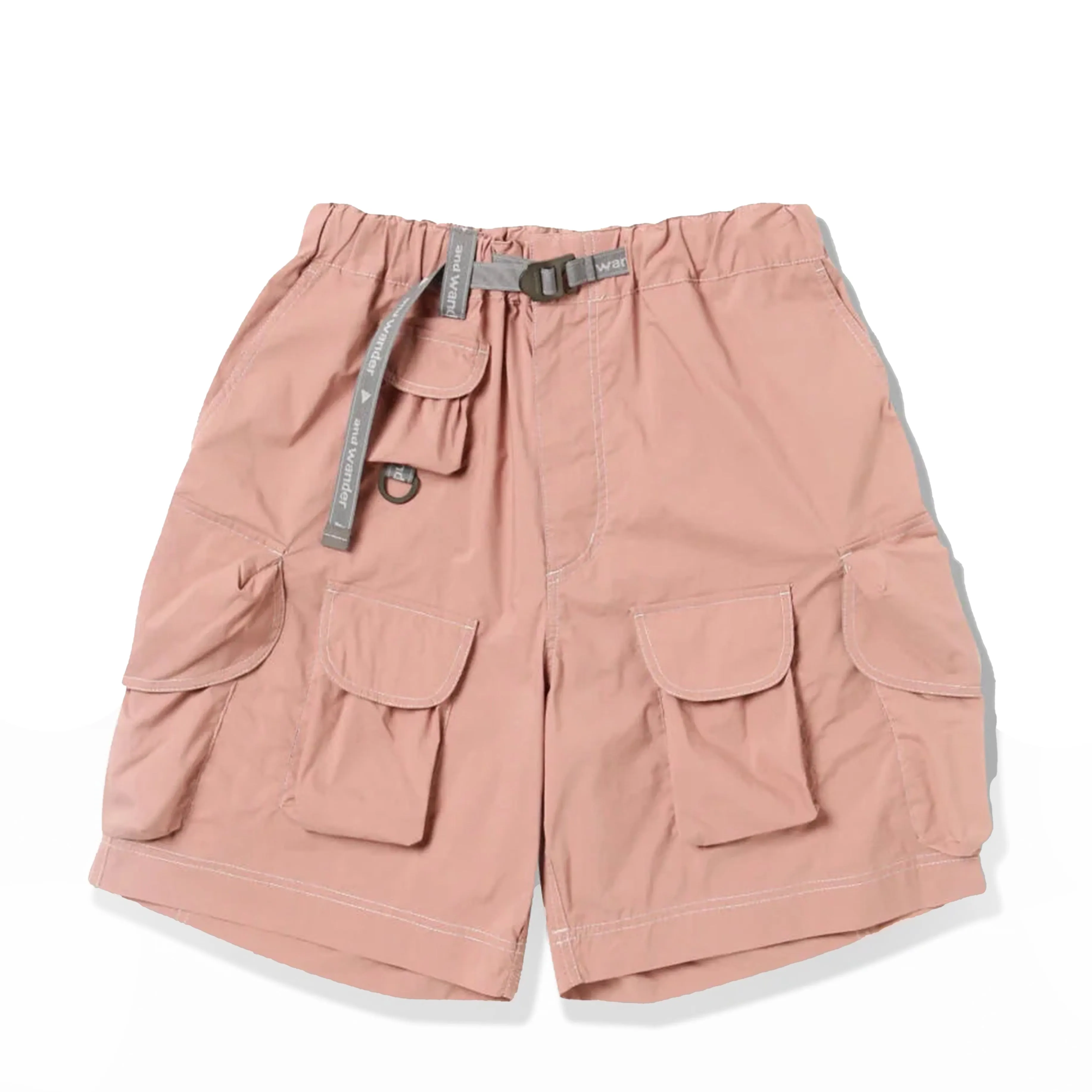 And Wander Multi Pocket Short Pants Pink mens shorts outlet store