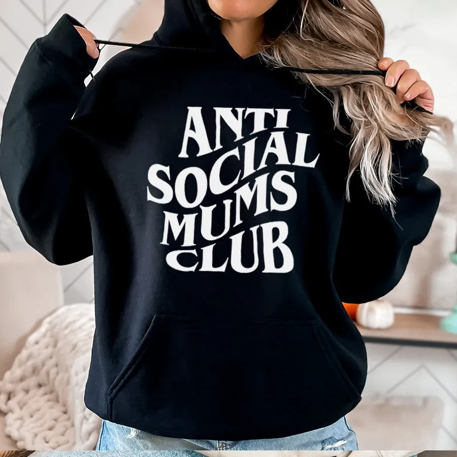 Anti Social Mums Club Hoodie postpartum clothes sale