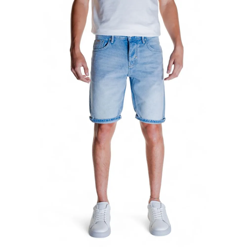 Antony Morato blue Cotton Men's Short