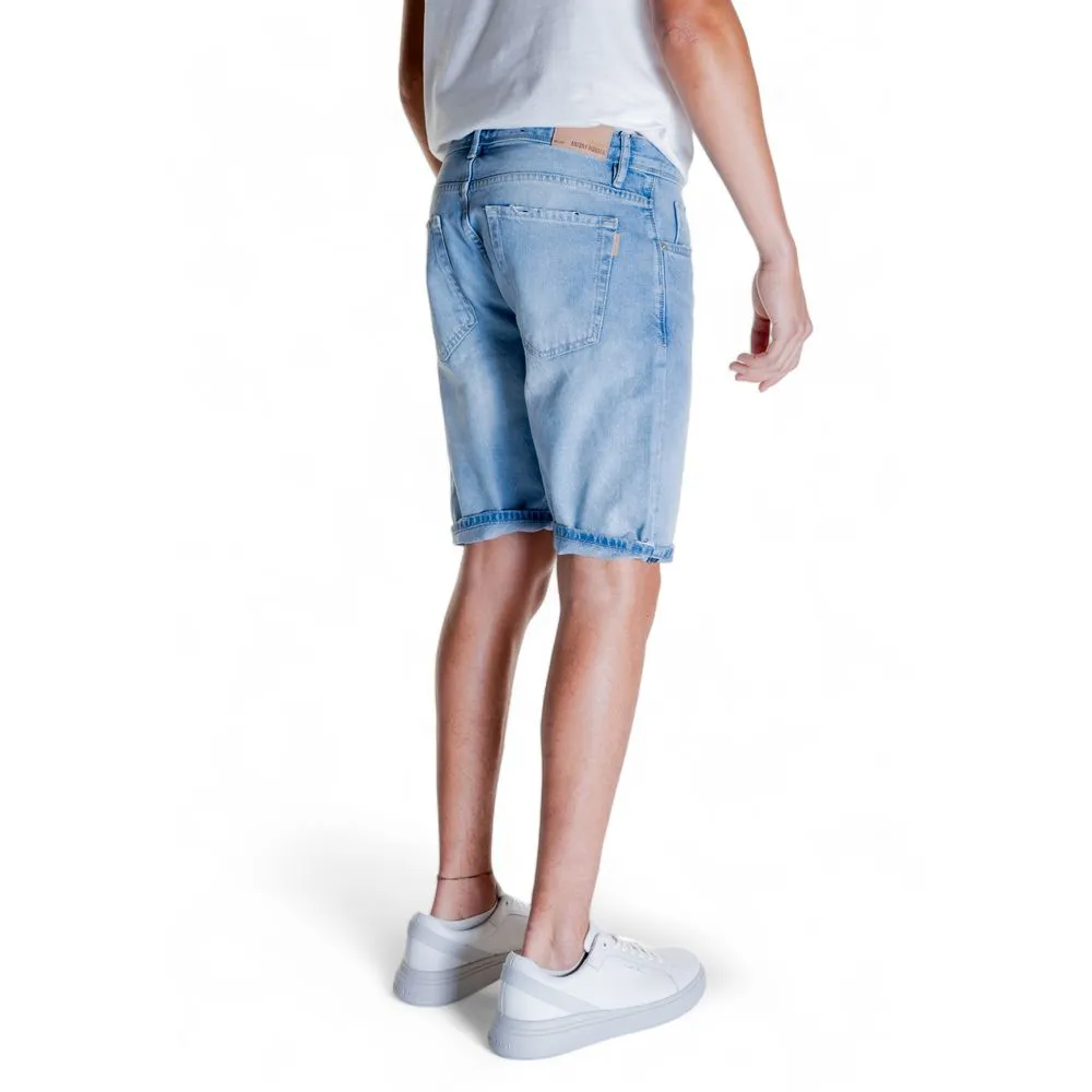 Antony Morato blue Cotton Men's Short