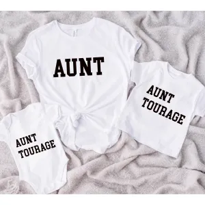 Aunt & Auntourage Matching Tee & Bodysuits Auntie Clothing - auntie fashion outlet