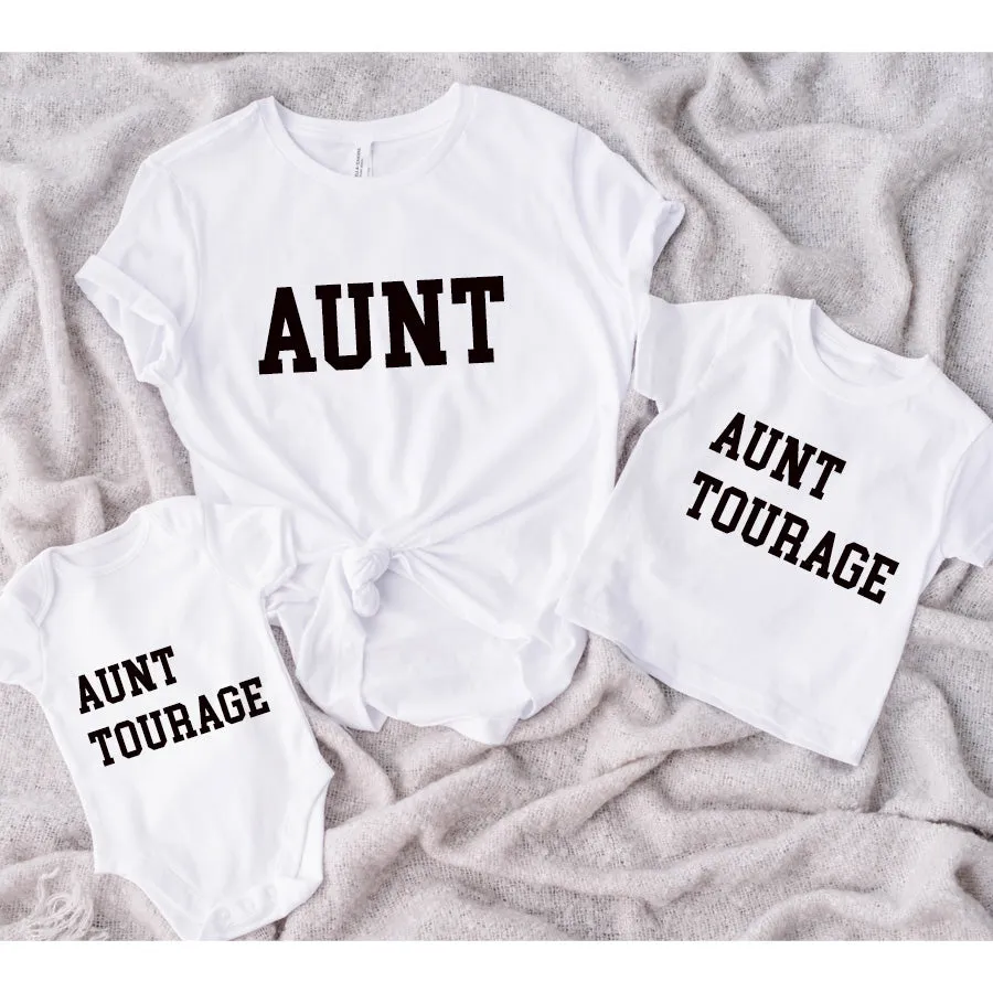 Aunt & Auntourage Matching Tee & Bodysuits Auntie Clothing - auntie fashion outlet
