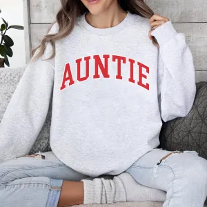 Auntie Essential Varsity Women's Sweatshirt Auntie Clothing - auntie fashion outlet