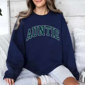 Auntie Essential Varsity Women's Sweatshirt Auntie Clothing - auntie fashion outlet