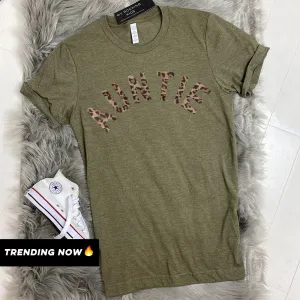 Auntie Leopard Summer T-Shirts (MRK X) Auntie Clothing - trendy auntie clothes sale