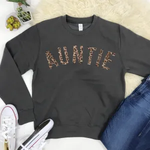 Auntie Leopard Sweatshirts 00 (MRK X) Auntie Clothing - auntie fashion outlet