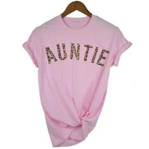 Auntie Leopard T-Shirt 00 (MRK X) Auntie Clothing - auntie fashion outlet