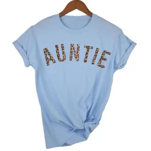 Auntie Leopard T-Shirt 00 (MRK X) Auntie Clothing - auntie fashion outlet
