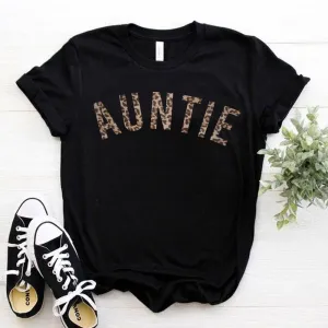 Auntie Leopard T-Shirt 00 (MRK X) Auntie Clothing - auntie fashion outlet