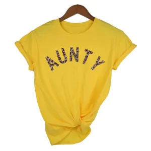 Aunty Leopard T-Shirt (MRK X) Auntie Clothing - trendy auntie clothes sale