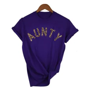 Aunty Leopard T-Shirt (MRK X) Auntie Clothing - auntie fashion outlet