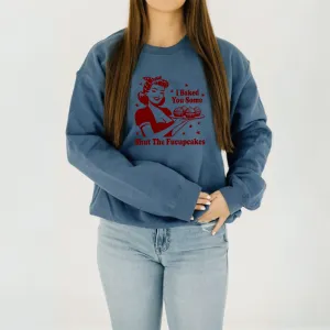 Baked The Cupcakes Distressed Sweatshirts postpartum clothes sale