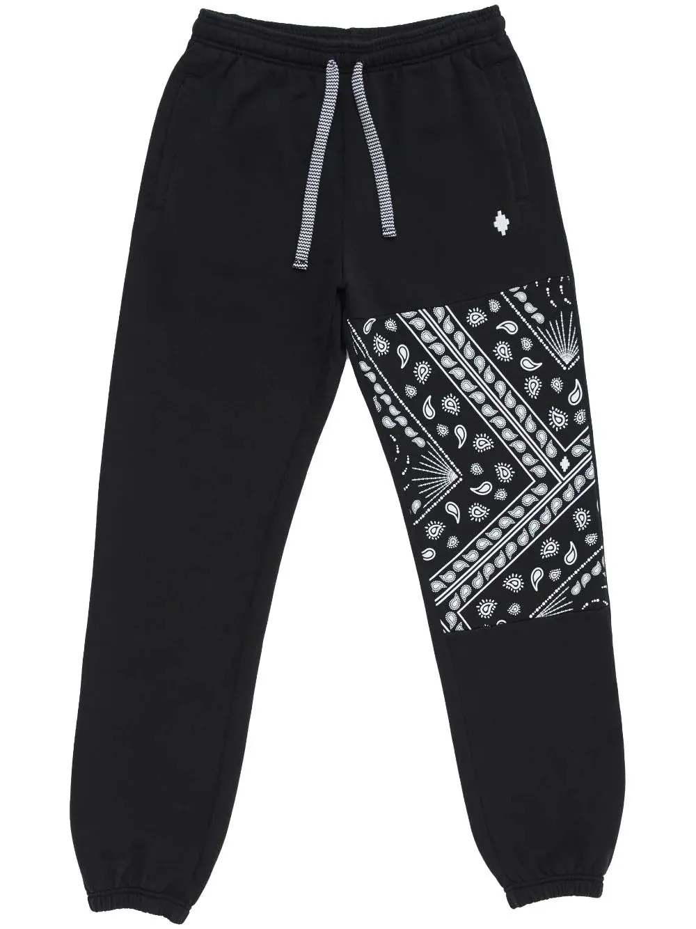 Bandana-Print Panelled Cotton Track Pants cheap bottoms online shop