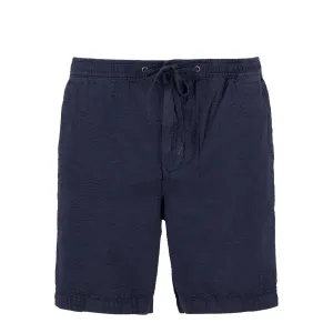 Barbour Seersucker Relaxed Short Navy mens shorts outlet store