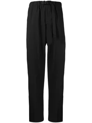 Belted Tapered-Leg Trousers cheap bottoms online shop