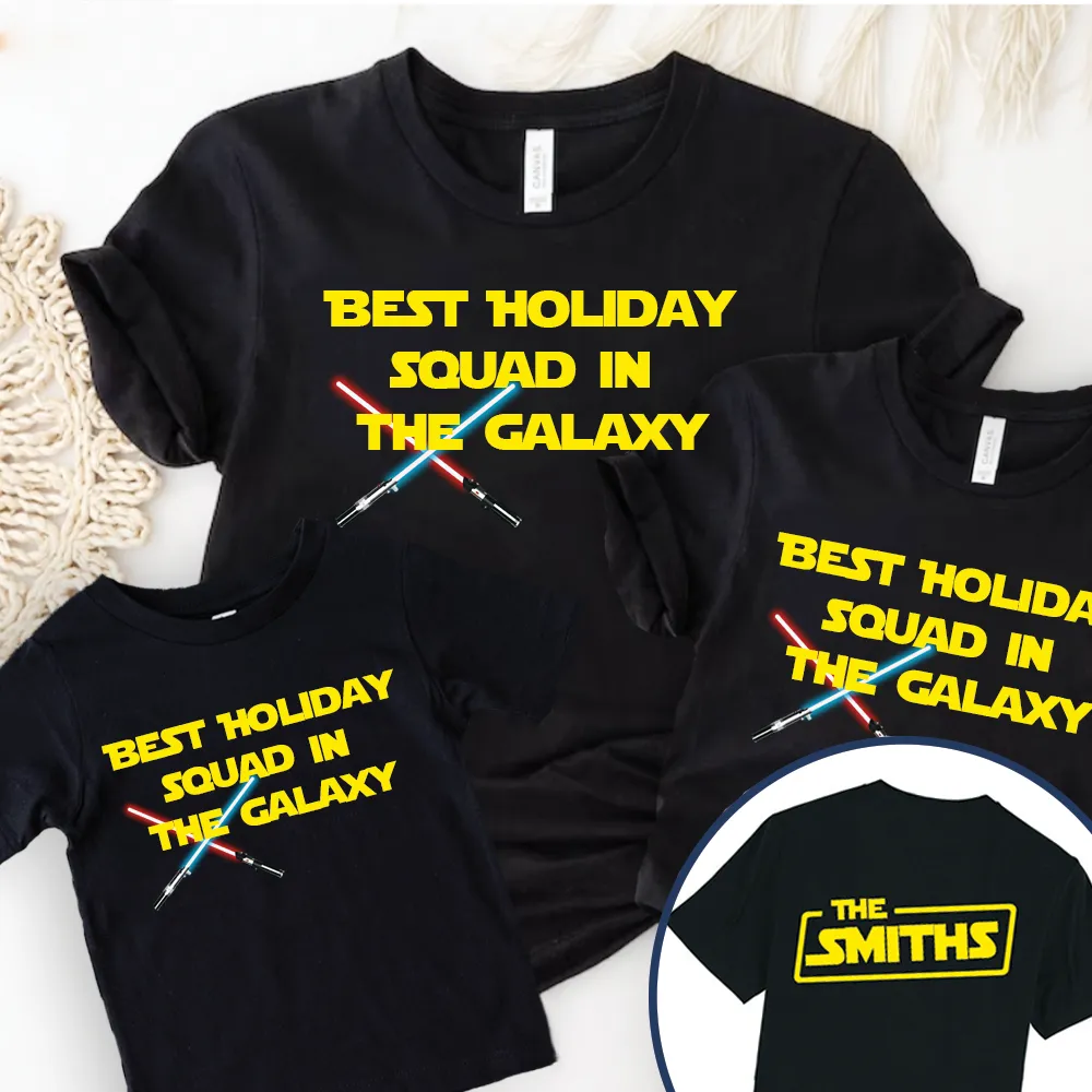Best Holiday Squad In Galaxy Matching T-Shirts pregnancy clothes clearance