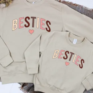 Besties Autumn Mum & Kid Matching Sweatshirts nursing tops best deals