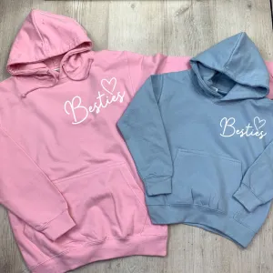 Besties Mini Logo Mum & Kid Matching Hoodies (MRK X) nursing tops best deals