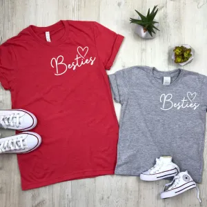Besties Mini Logo Mum & Kid Matching Tees (MRK X) maternity leggings online