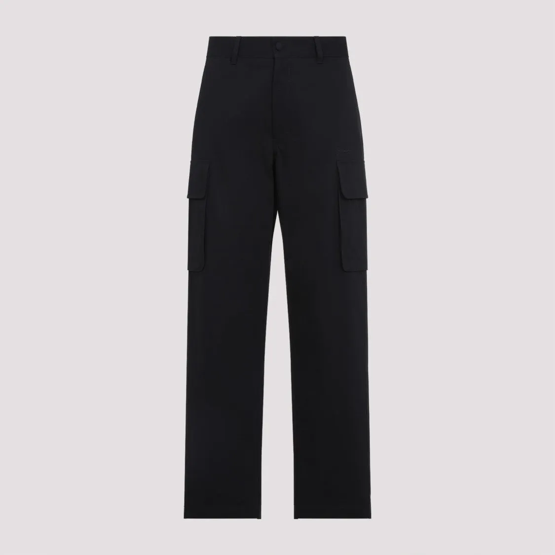 Black Cotton Trousers