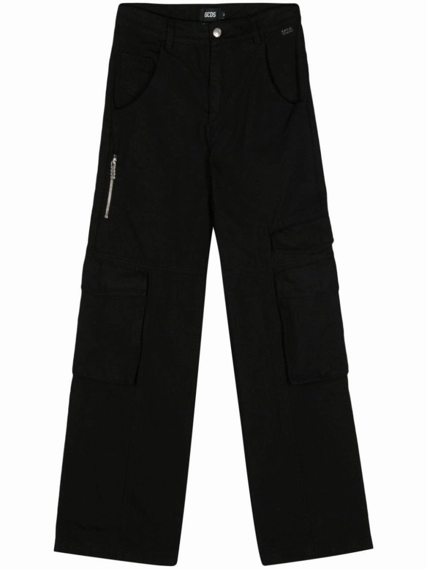 Black Cargo Trousers
