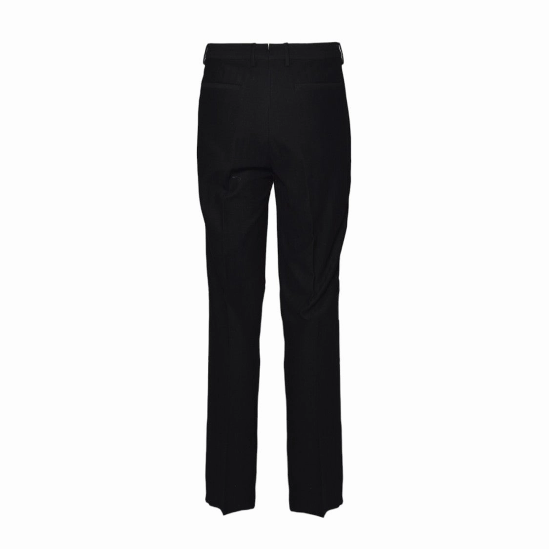 Black Jacquard Striped Evening Pants