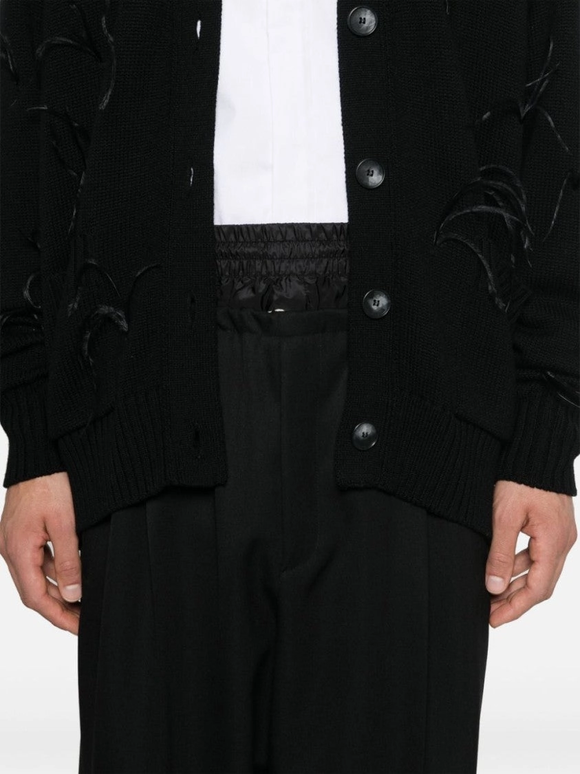 Black Virgin Wool Trousers