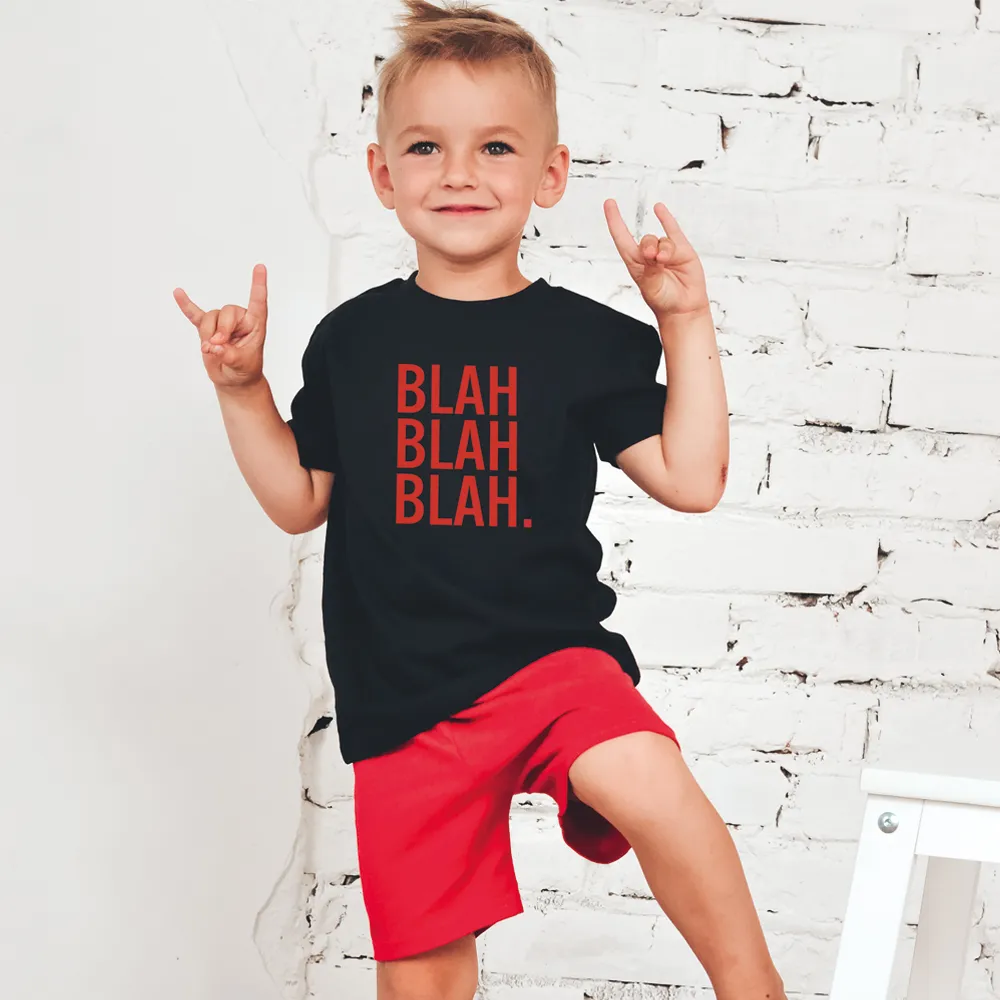 Blah, Blah, Blah Kids Tee boys apparel promo code