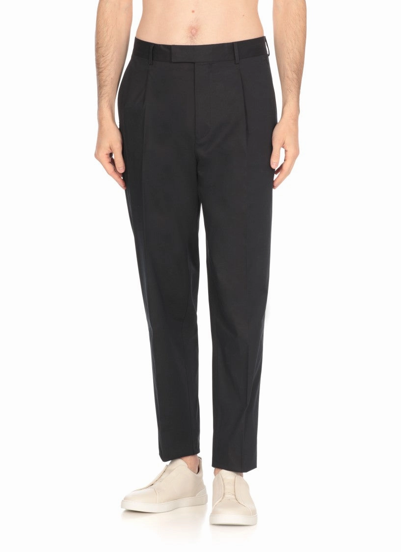 Blue Cotton Pants