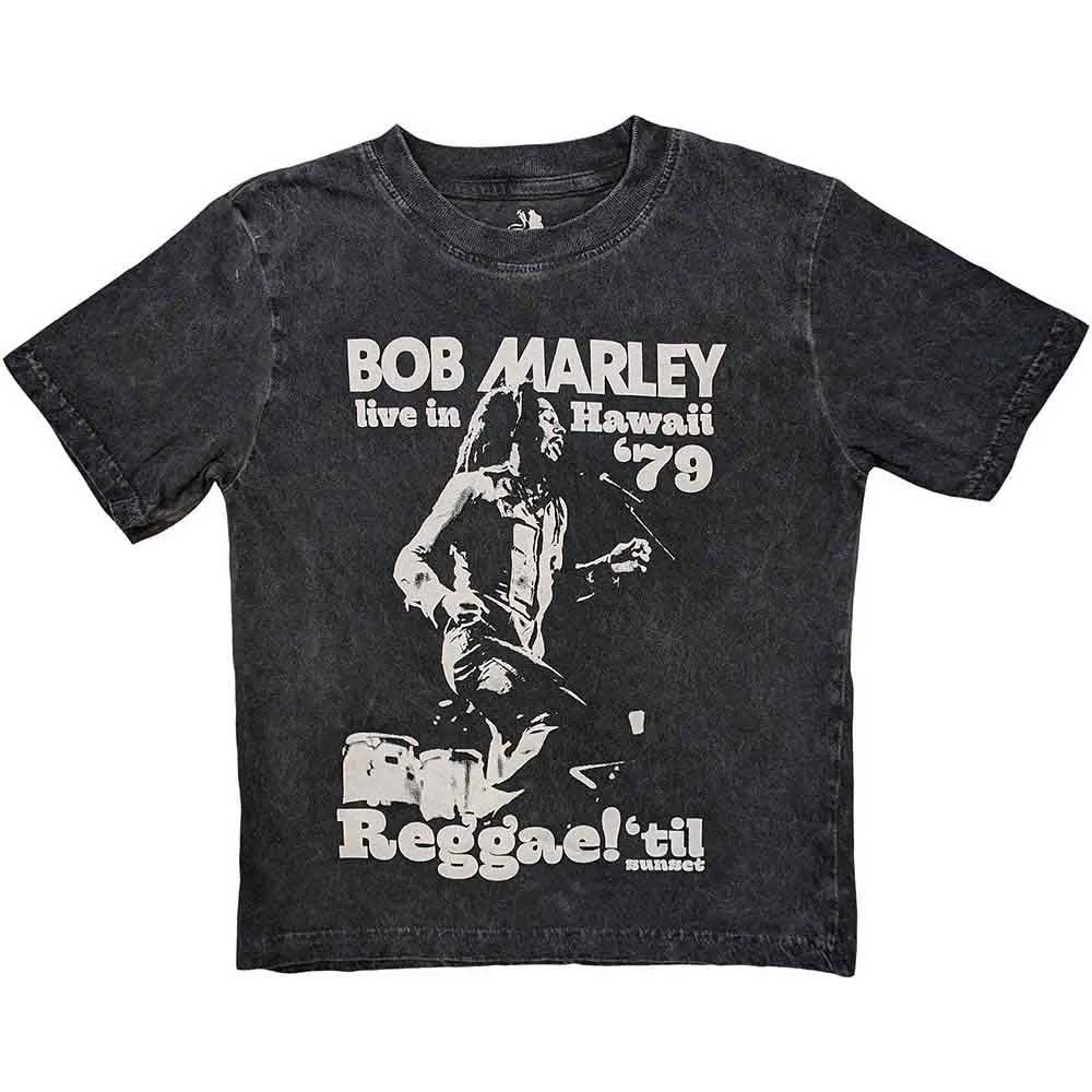 Bob Marley Kids T-Shirt: Hawaii Snow Wash (Wash Collection) boys wear best deals