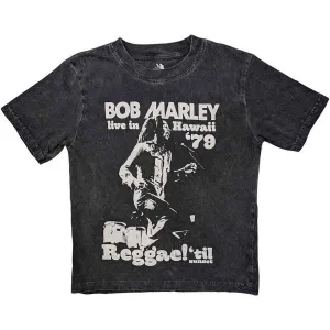 Bob Marley Kids T-Shirt: Hawaii Snow Wash (Wash Collection) boys wear best deals