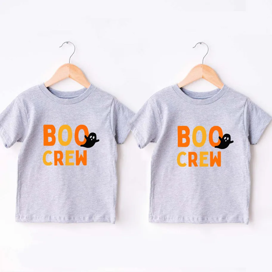 Boo Crew Ghost Matching Halloween T-Shirts